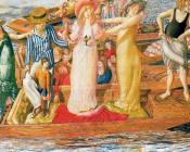 斯坦利 斯宾塞 : Christ Preaching at Cookham Regatta Listening from Punts